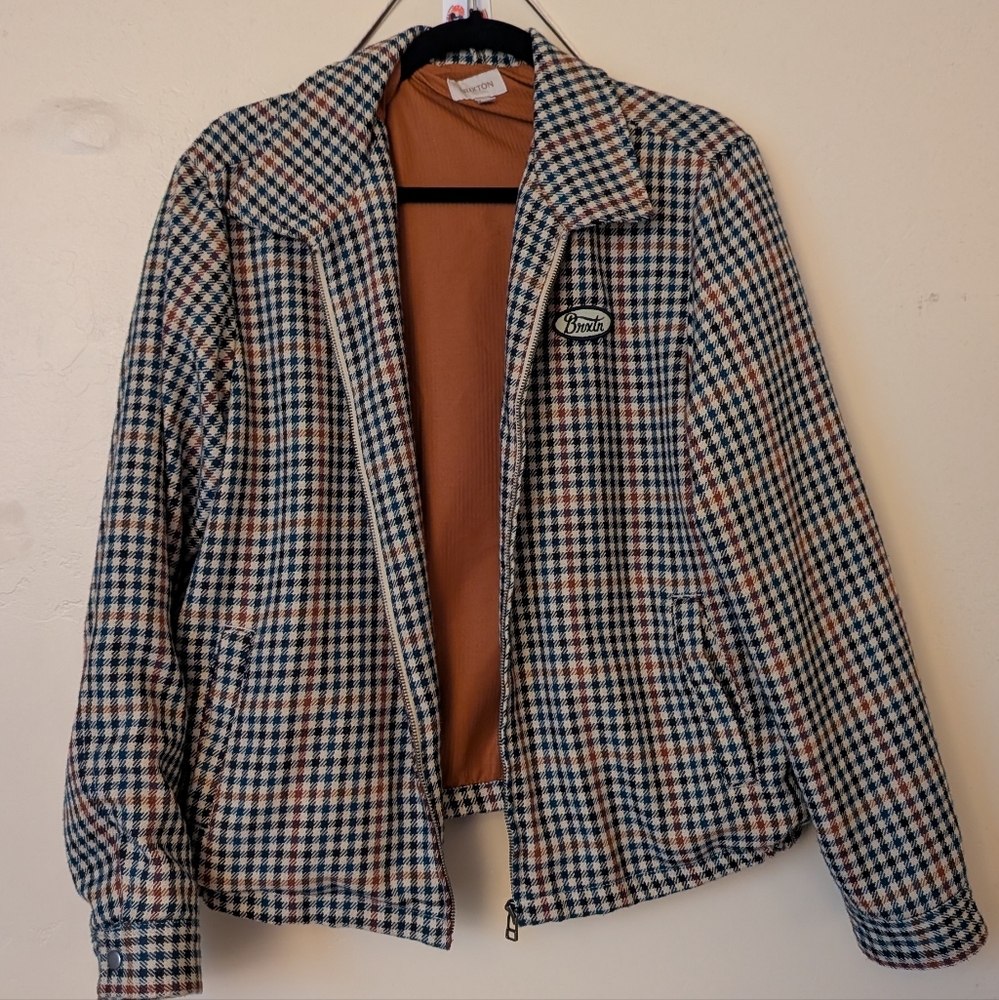 Plaid Jacket With Patch - image 1